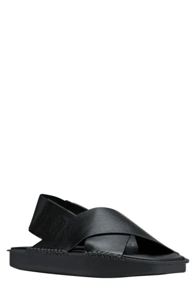 Y-3 Black Sport Style Sandals In Black/black/black