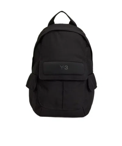 Y-3 Y-3 LOGO POCKET CANVAS BACKPACK