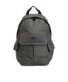 Y-3 Carrying Backpack Adaptable Straps In Gray