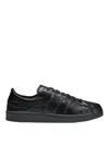 Y-3 Superstar Leather Sneakers In Black