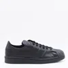 Y-3 Adidas Superstar Leather Low-top Sneakers In Black
