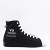 Y-3 Nizza Hi Sneakers In Black