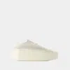 Y-3 Sneakers Renga Lo - Y 3 - Cuir - Blanc In Beige