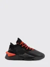 Y-3 Kaiwa Leather-panelled Lace-up Sneakers In Animal Print