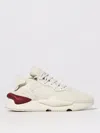 Y-3 Kaiwa Leather And Neoprene Sneakers In Neutral