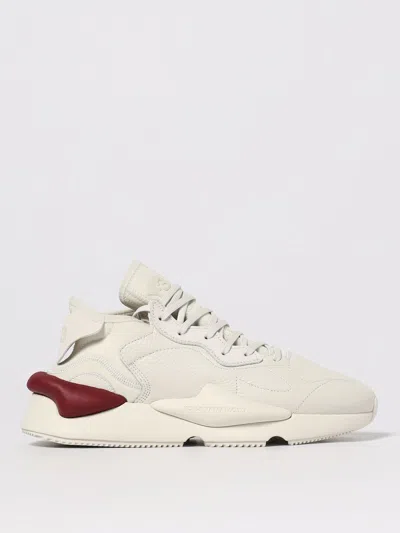 Y-3 Kaiwa Leather And Neoprene Sneakers In White
