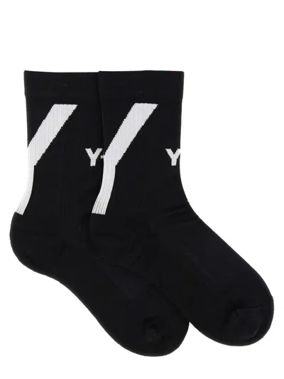 Y-3 SOCK WITH LOGO EMBROIDERY