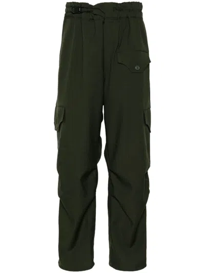 Y-3 Sp Straight Cargo Pants In Green