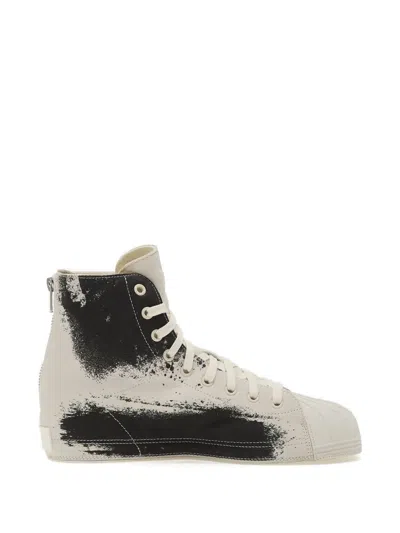 Y-3 Splash Print High Top Sneakers In Neutral