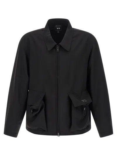Y-3 Sport Uniform Blouson In Black