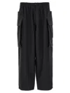 Y-3 Cargo Pants With Button Detail And Pockets In Black