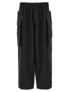Y-3 Cargo Pants With Button Detail And Pockets