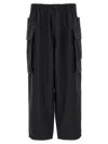 Y-3 Cargo Pants With Button Detail And Pockets In Black