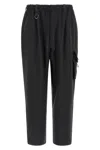 Y-3 Black Sport Uniform Ut Straight Leg Cargo Pants In Black