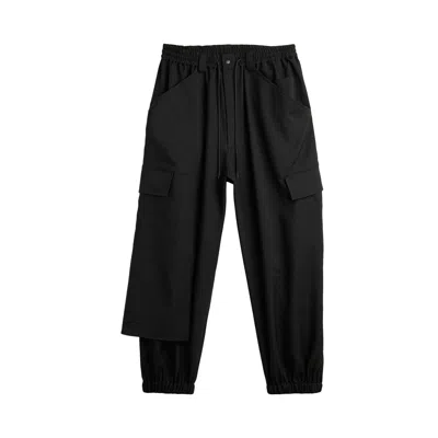 Pre-owned Y-3 Sport Uniform Cuffed Cargo Trousers 'black' | Men's Size S