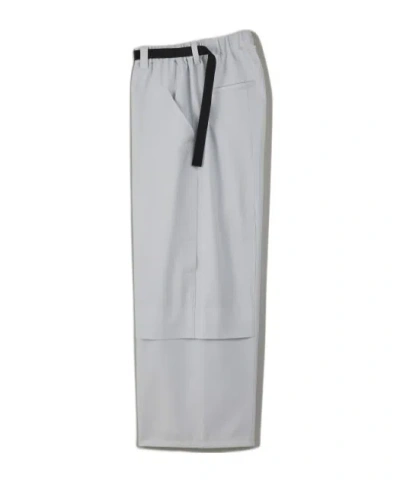 Y-3 Sport Uniform Pants In Transparent Gray