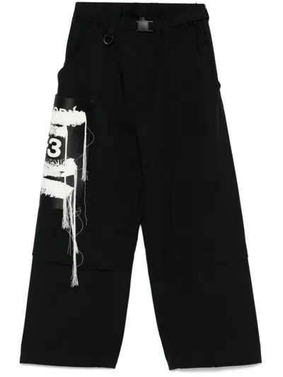 Y-3 Y 3 Uniform Trousers In Black
