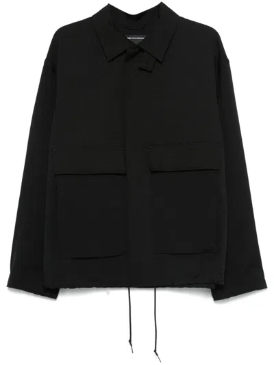 Y-3 Sport Uniform Patch Coach Jacket In Black