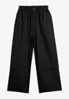 Y-3 Sport Uniform Straight-leg Pants In Black
