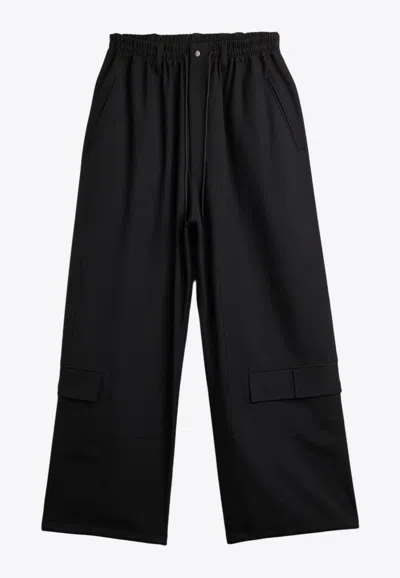 Y-3 Sport Uniform Straight-leg Pants In Black