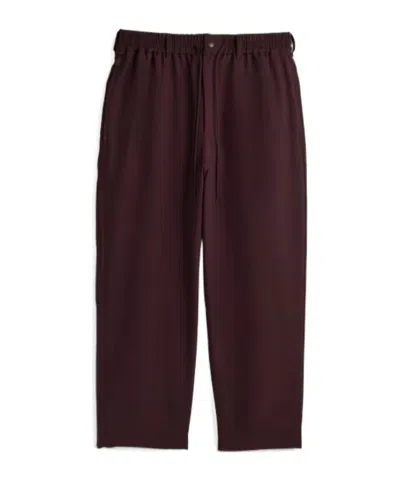 Y-3 Sport Uniform Track Pants In Brown