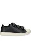 Y-3 Black Stan Smith Hook-and-loop Sneakers In Black