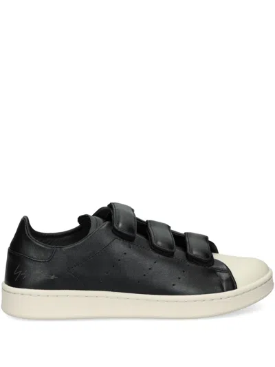 Y-3 Black Stan Smith Hook-and-loop Sneakers