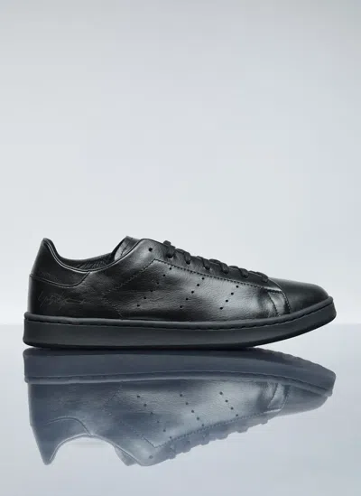 Y-3 Stan Smith Leather Sneakers In Black