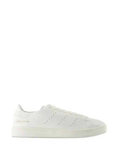 Y-3 Stan Smith Leather Sneakers In White