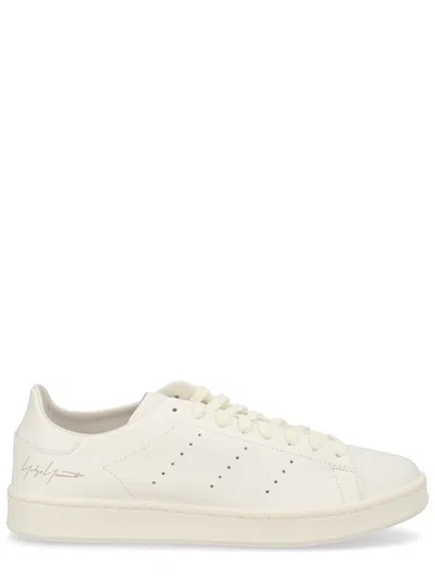 Y-3 Stan Smith Leather Sneakers In White