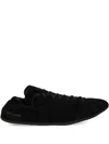 Y-3 Adidas Black Suede Stan Smith Lo Pro Sneakers In Multi