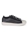Y-3 Black Stan Smith Hook-and-loop Sneakers In Black