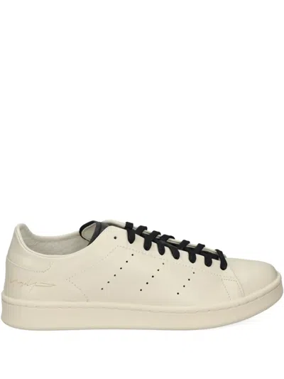 Y-3 Stan Smith Leather Sneakers In Neutral