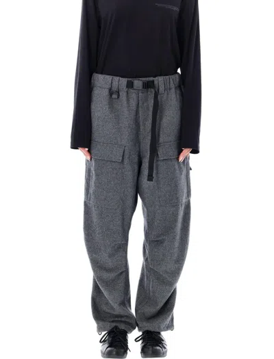 Y-3 STRAIGHT-LEG BELTED CARGO JOGGING PANTS