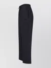 Y-3 Straight Trousers With Elastic Waistband And Pockets In Blue