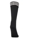 Y-3 Stripe-detail Socks In Black