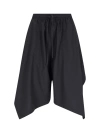 Y-3 STRIPE DETAILED LAYERED EFFECT SHORTS