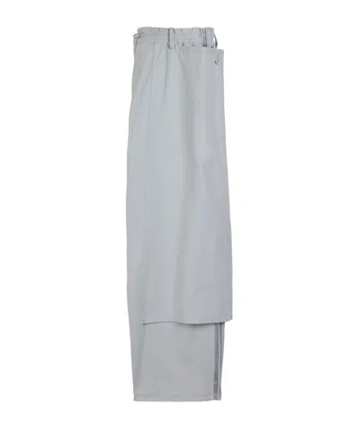 Y-3 Striped Sweatpants In Gray