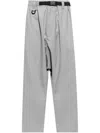 Y-3 Urban Wool-blend Cargo Track Pants In Grey