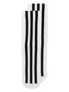 Y-3 Striped Socks In White