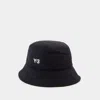 Y-3 Bucket Hat In Black