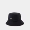 Y-3 Bucket Hat In Black