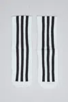 Y-3 Strp Sock In White