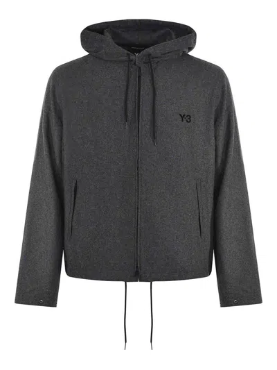 Y-3 Sweatshirt Wool Blend In Gray