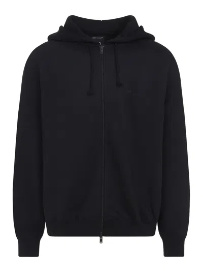 Y-3 BRUSHED TERRY ZIP HOODIE