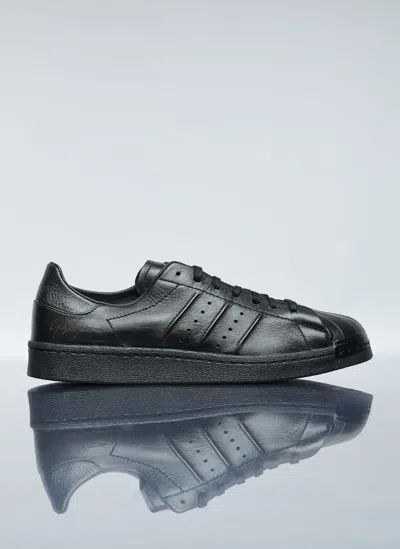 Y-3 Superstar Leather Sneaker In Black