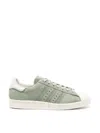 Y-3 Superstar Loose-thread Sneakers In Gray
