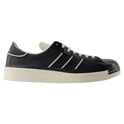Y-3 SUPERSTAR SNEAKERS - Y-3 - LEATHER - BLACK