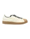Y-3 X Adidas Superstar Sneakers In White Olive