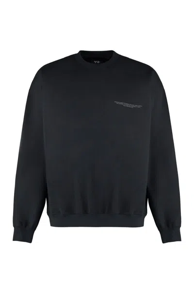 Y-3 Adidas Crewneck In Schwarz